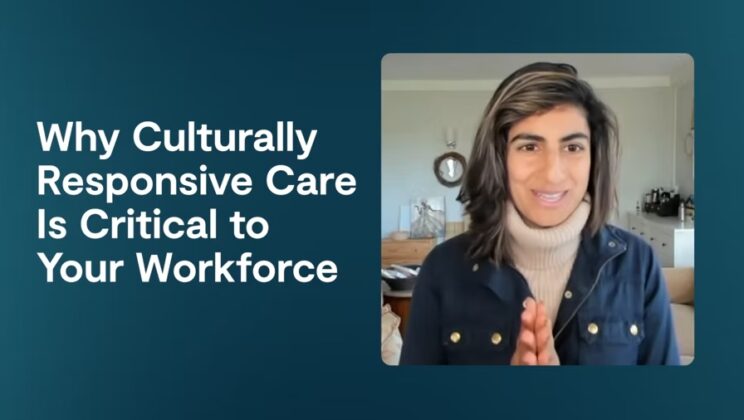 Screengrab of zoom conference for "Why culturally responsive care is critical to your workplace."