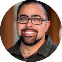 headshot of male provider wearing glasses and facial hair